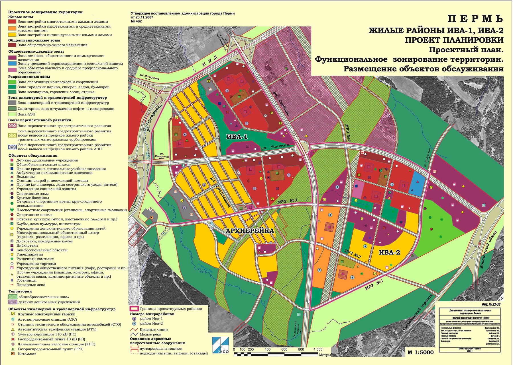 Генеральный план города Перми функциональное зонирование